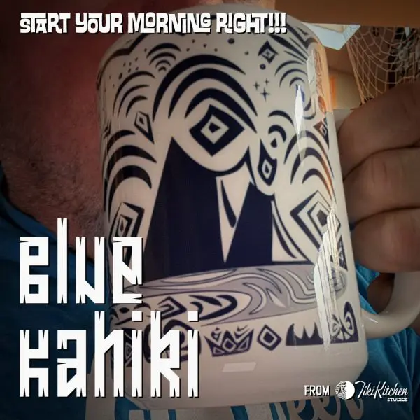 Blue Kahiki Dutch Delft Coffee Mug - Image 2