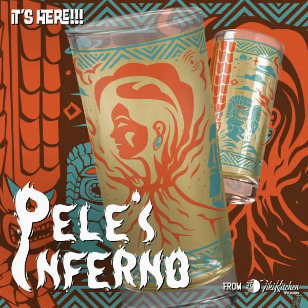 Pele’s Inferno Highball Glass