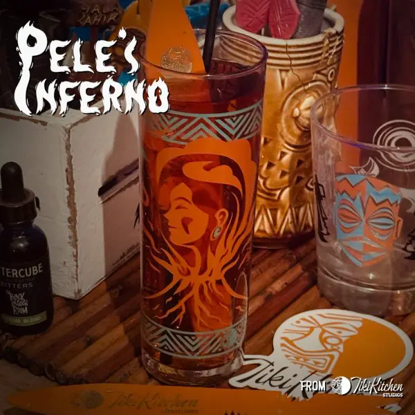 Pele’s Inferno Highball Glass - Image 2