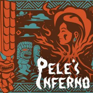 Pele's Inferno Print on Wood