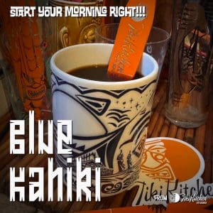 Blue Kahiki Dutch Delft Coffee Mug